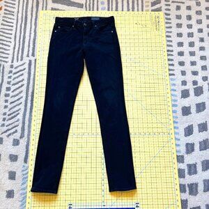 AG Prima cigarette leg jeans in dark blue wash sz 26